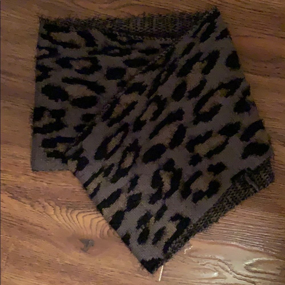 Animal print scarf